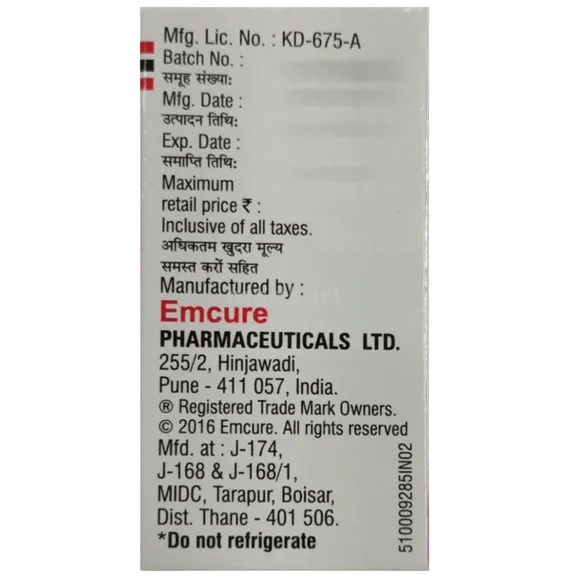 encicarb 500mg injection 10 ml
